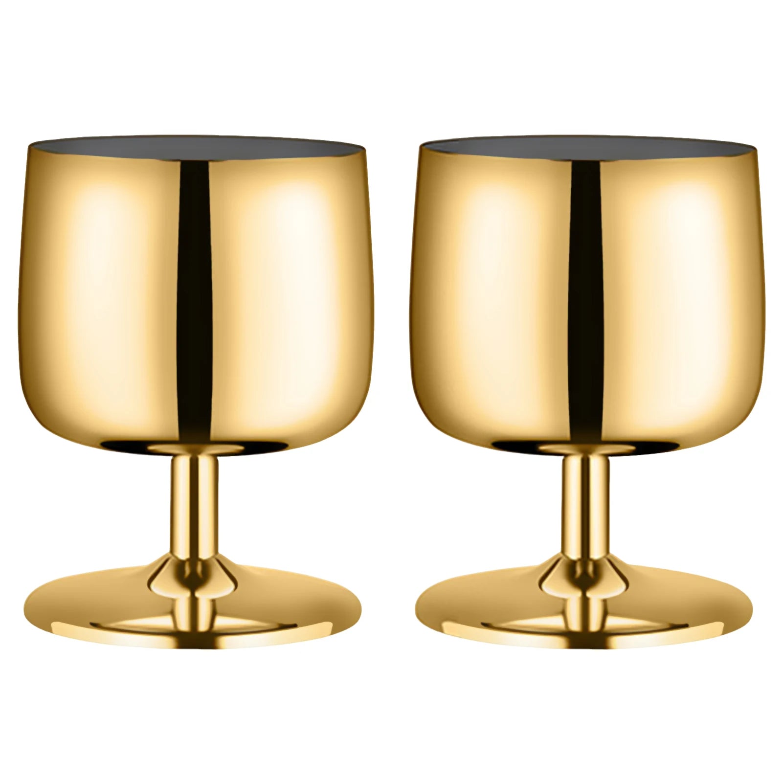 Stainless Steel Wine Glass Stainless Steel Stemmed Goblets Drinkware For Outdoor Party Wedding